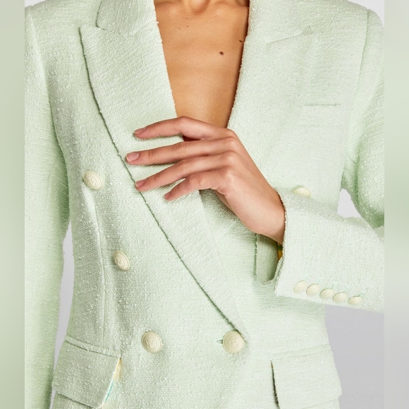 L'AGENCE Double-Breasted Kenzie Blazer - Picture 3 of 11